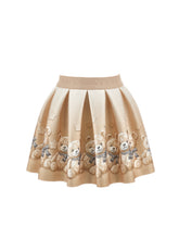 Load image into Gallery viewer, Monnalisa AW26 Gold Teddy skirt&amp;top set