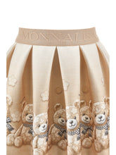 Load image into Gallery viewer, Monnalisa AW26 Gold Teddy skirt&amp;top set