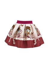 Load image into Gallery viewer, MonnalisaAW26 Donald Duck Red Skirt &amp; top set