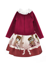 Load image into Gallery viewer, Monnalisa AW26 Donald Duck red dress