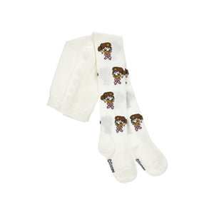 Monnalisa AW26 Donald Duck Red tights