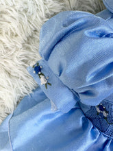 Load image into Gallery viewer, Blue Glitter Cinderella embroidery dress ( September delivery