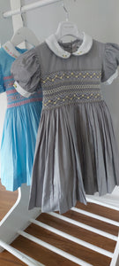 Grey smock dress