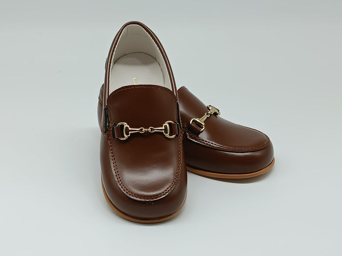 Boys Brown Loafers