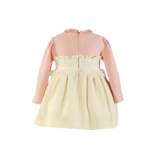 220V cream/pink dress