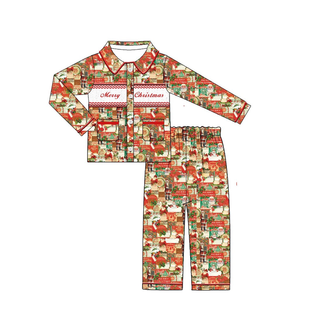 Boys Christmas smock pjs ( end of November delivery)