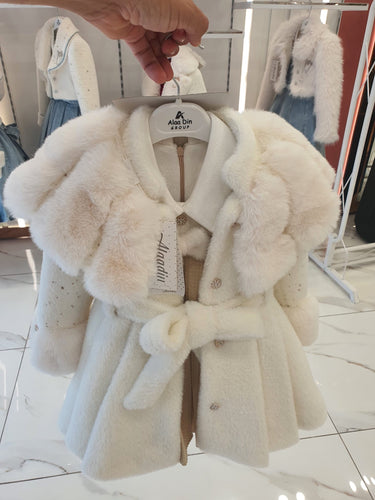 Cream coat and dress set (3/4 week wait
