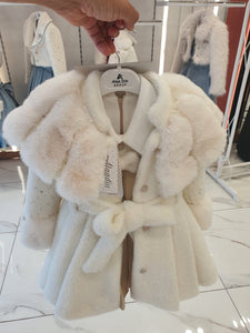 Cream coat and dress set (3/4 week wait
