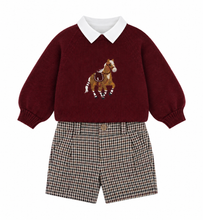 Load image into Gallery viewer, Deolinda horse jumper and short set PREORDER
