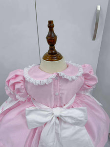 Pink Glitter classic with detachable pinny ( September delivery