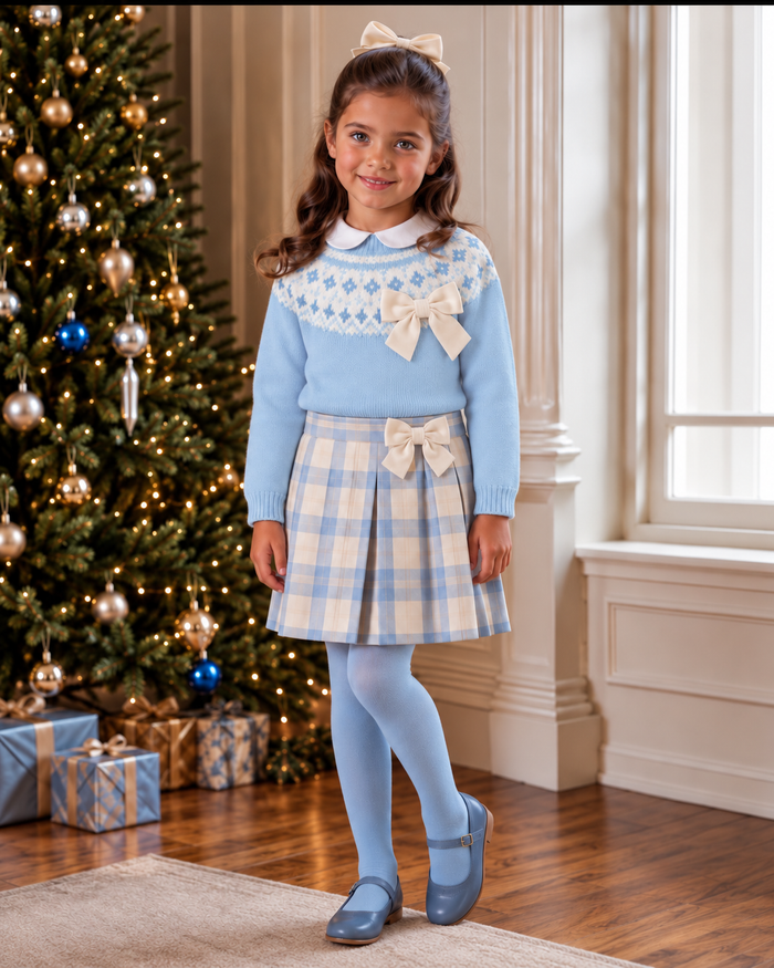 Girls Ceaser Blanco skirt, blouse & jumper ( October deilvery )
