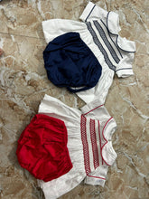 Load image into Gallery viewer, Boys winter smock romper/shorts ( colour choice)