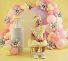 Load image into Gallery viewer, Little A Lemon cupcake dress