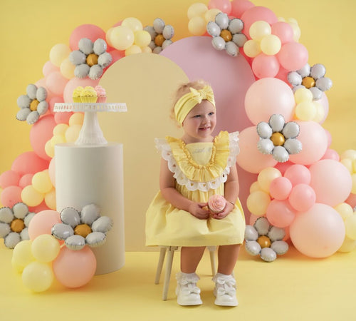 Little A Lemon cupcake dress