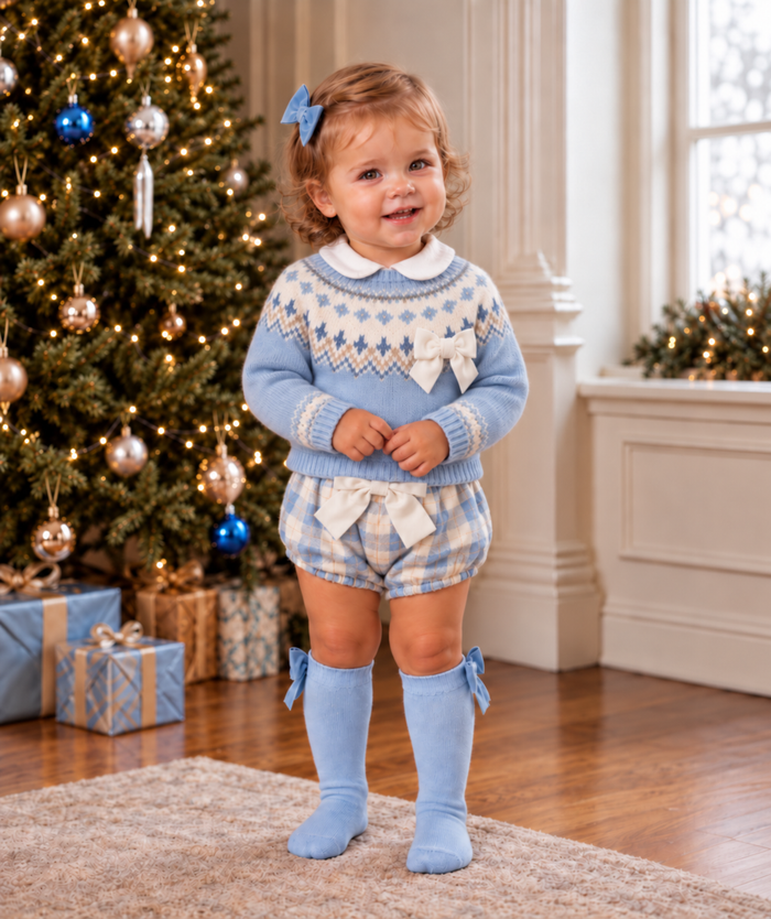 Baby girl Ceaser blanco jam pants with shirt & jumper ( October deilvery)