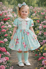 Load image into Gallery viewer, Mint Floral Classic dress