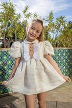 Load image into Gallery viewer, 7238 cream/gold Naxos Valenica dress