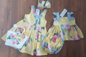 Lemon balloon Chic Baby dress & headband