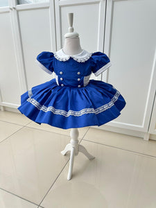 Royal blue classic dress