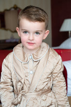 Load image into Gallery viewer, Boys gold dressing gown &amp; pj set (in stock)