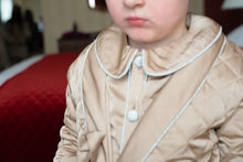 Load image into Gallery viewer, Boys gold dressing gown &amp; pj set (in stock)