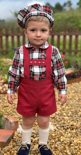 AW25 boys tartan hbar (hat sold separately