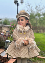 Load image into Gallery viewer, AW25 camel fur coat( hat sold separately