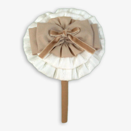Beige hairband