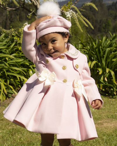 Sonata pink coat (hat sold separately)