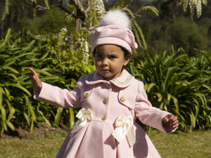 Sonata pink coat (hat sold separately)