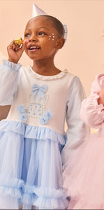 Snow globe blue dress 3421103