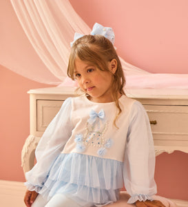 Snow globe blue leggings set 3498101