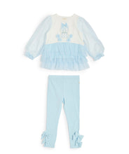 Load image into Gallery viewer, Snow globe blue leggings set 3498101