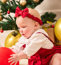 Load image into Gallery viewer, Baby girls red romper &amp; blouse 0315239