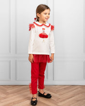 Load image into Gallery viewer, Caramelo Red leggings set