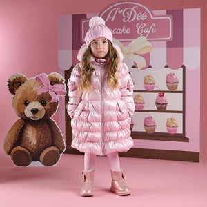 W252205 Montana padded long metallic jacket