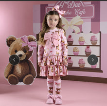 Load image into Gallery viewer, W252710 Liberty bear triple frill dress with bow detail