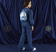 Load image into Gallery viewer, W253523 Luna navy bow flare tracksuit
