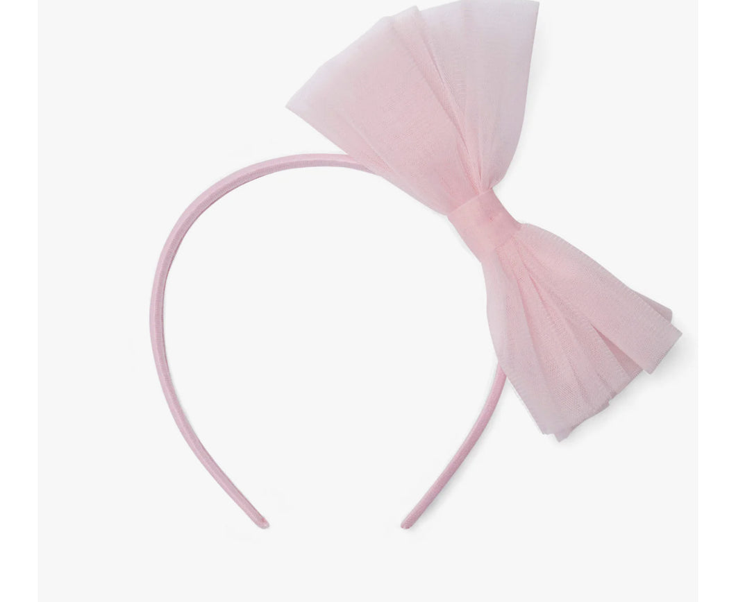 W252918 Lennon pink tulle hairband