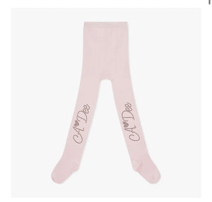 W252913 Lumi diamanté pink Adee logo tights
