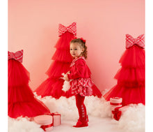 Load image into Gallery viewer, LA25410 Kacey Check frill romper