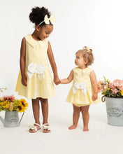 Load image into Gallery viewer, Caramelo kids Lemon cotton dress &amp; hairband