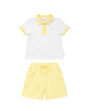 Load image into Gallery viewer, Caramelo boys Lemon polo &amp; short set