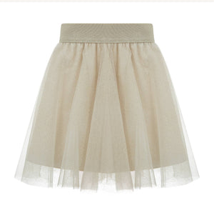 252E2430& 252E3337 Cream Laplin house top & gold skirt