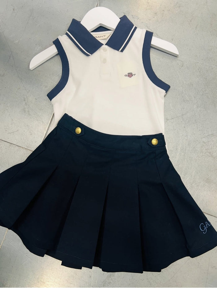 Girls Gant skirt & top set