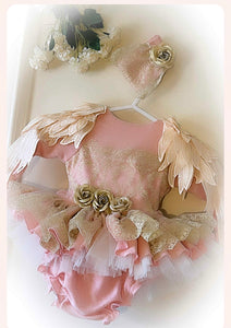 Ela Confection pink & gold 3 piece set