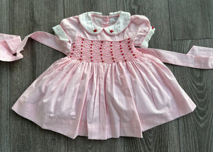 Pink smock dress ( in stock)