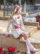 Load image into Gallery viewer, 7666,7646,7675 cream/ red 3  piece Naxos suit