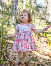 Load image into Gallery viewer, 7625 Naxos floral smock dress