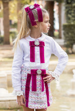 Load image into Gallery viewer, 7660&amp;7641 Girls skirt &amp; blouse set